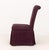 Wood Contemporary Purple Upholstered Slipper Chair For Sale - Image 7 of 9