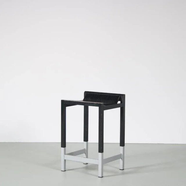 Bar Stool by Ruud Jan Kokke, Netherlands For Sale - Image 11 of 11