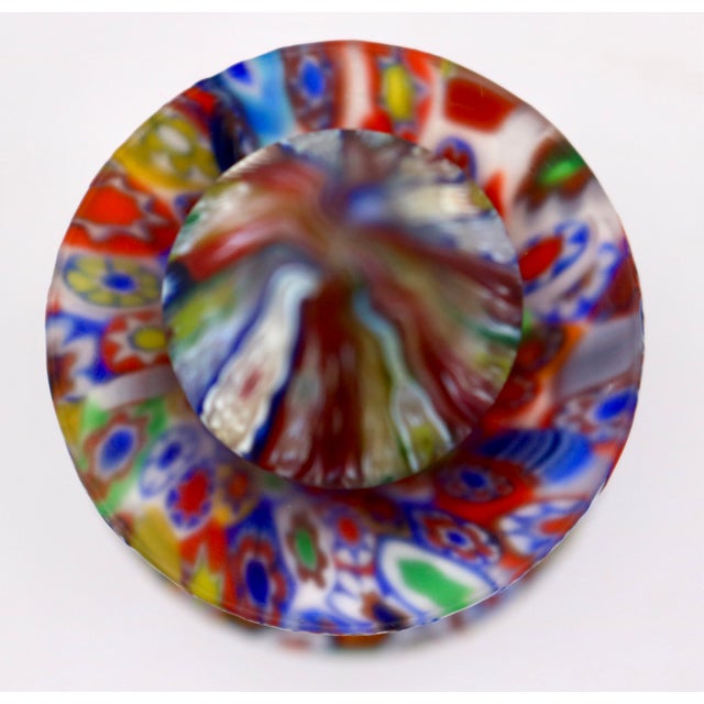 1950s Mid-Century Murano Millefiori Glass Perfume Bottle / Cruet With Stopper – Koscherak Brothers Import For Sale In Cincinnati - Image 6 of 13