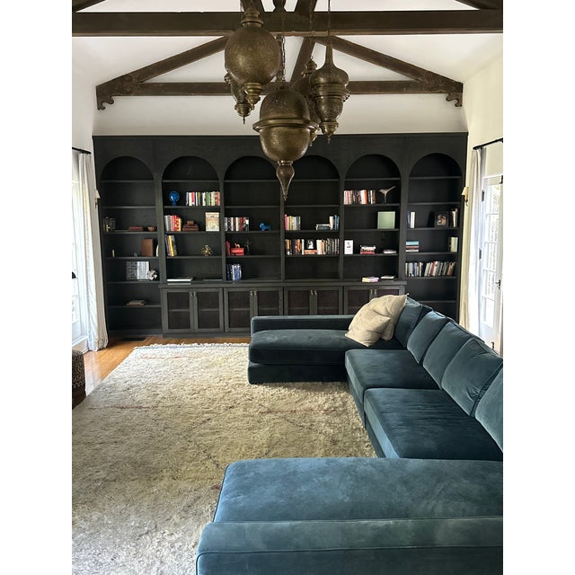 Blue Interior Define as New Custom Sofa For Sale - Image 8 of 9