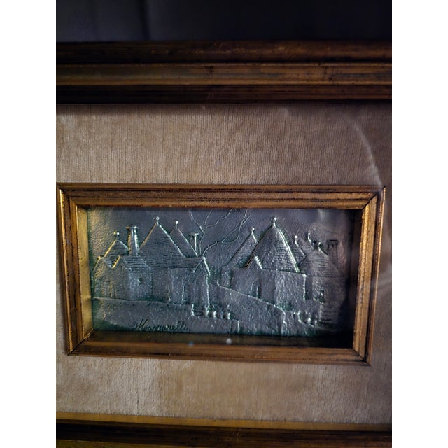 1980s Metal Relief Art by Mazzarelli Giuseppe For Sale - Image 4 of 11