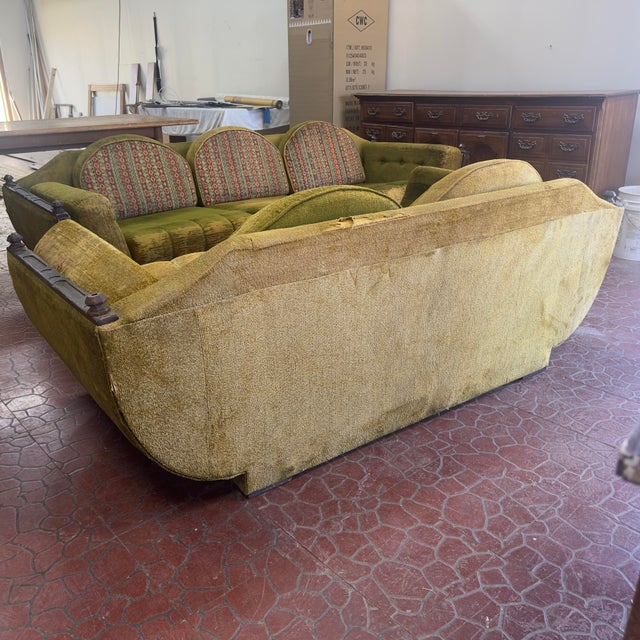 1960s Authentic Mid-Century Spanish Revival Loveseat For Sale - Image 5 of 12