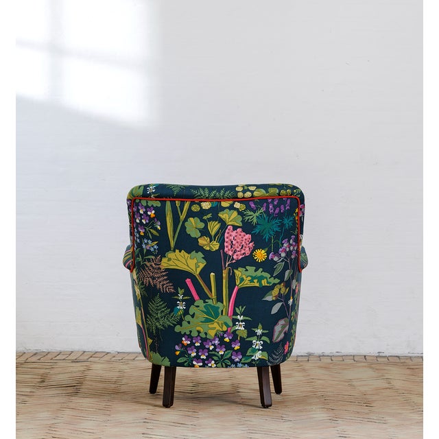 Armchair in Upholstery by Gocken Jobs, 1950s For Sale - Image 3 of 5
