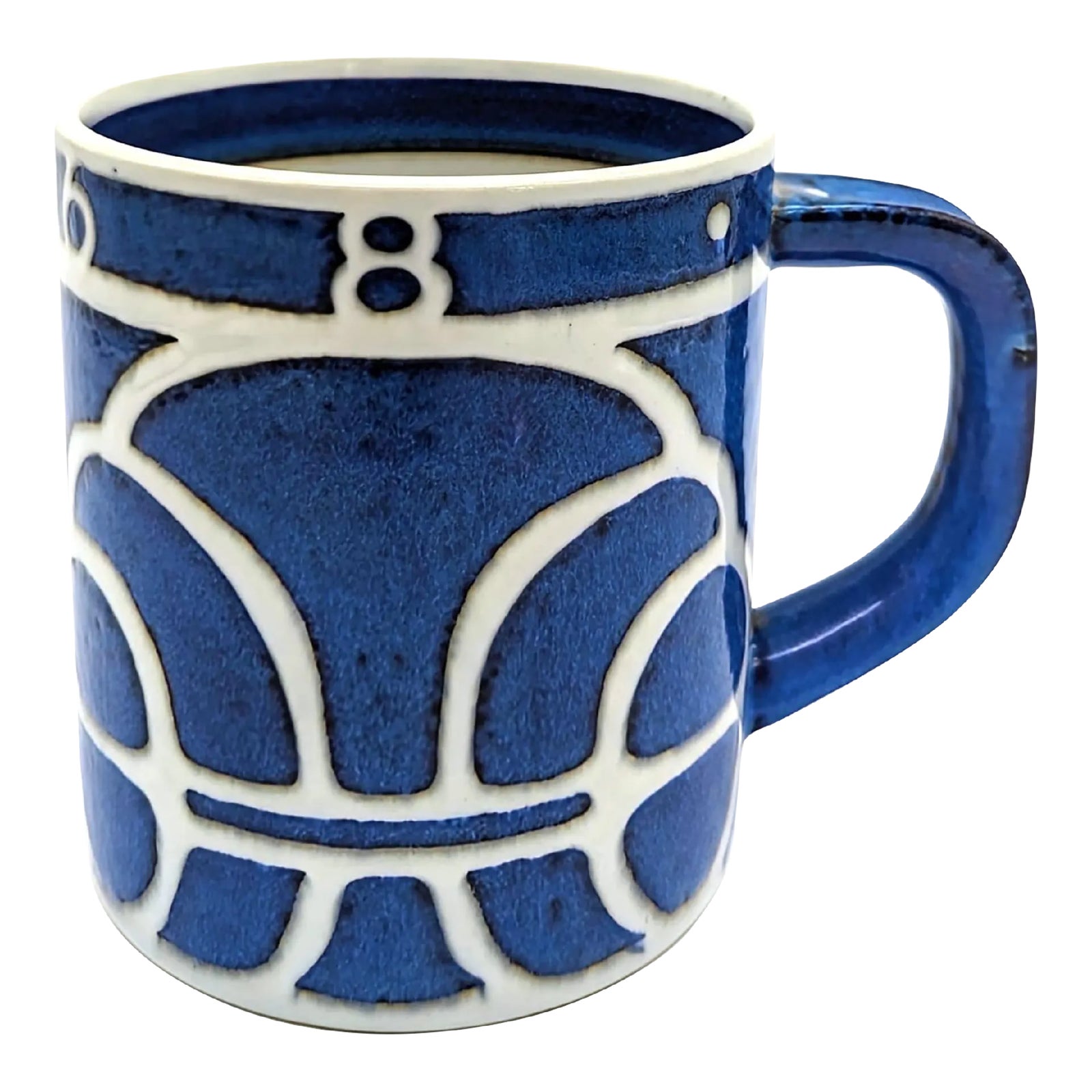 1968 Royal Copenhagen Faience Annual Coffee Mug Designed by Ellen