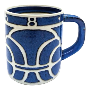 1968 Royal Copenhagen Faience Annual Coffee Mug Designed by Ellen Malmer