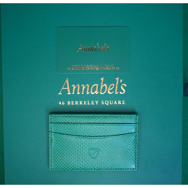 2010s Annabel’s Club London Private Members' Box W/ Rule Book/ Card Holder & Member's Card 2018 For Sale - Image 5 of 16
