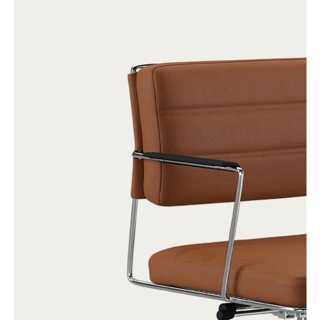 One Collection Time Chair in Chrome and Upholstery from Henrik Tengler For Sale - Image 10 of 13