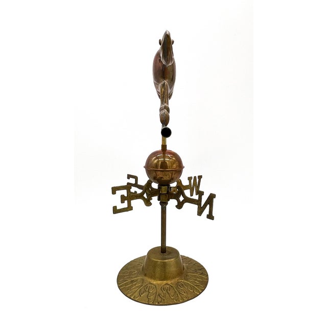 Vintage Copper & Brass Horse Weathervane – Americana / Country Rustic For Sale - Image 10 of 10