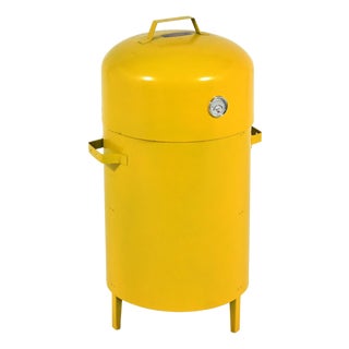 Yellow Mr. Meat Smoker Barbecue Grill / Cooker M.I.B. For Sale