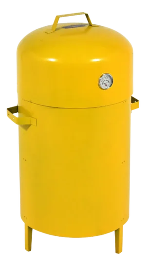 Yellow Mr. Meat Smoker Barbecue Grill / Cooker M.I.B.