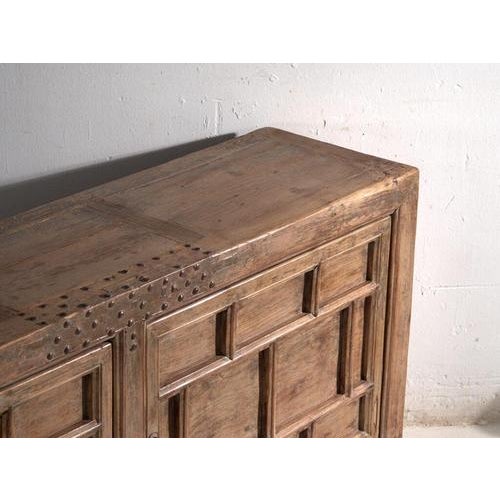 Antique Panelled Sideboard in Pine, China, 1900 For Sale - Image 4 of 15