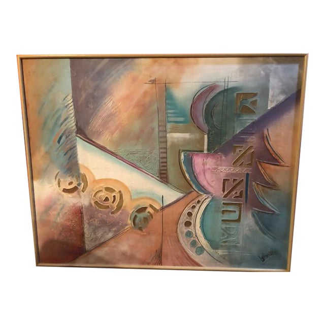 Large Lee Reynolds Abstract Painting For Sale