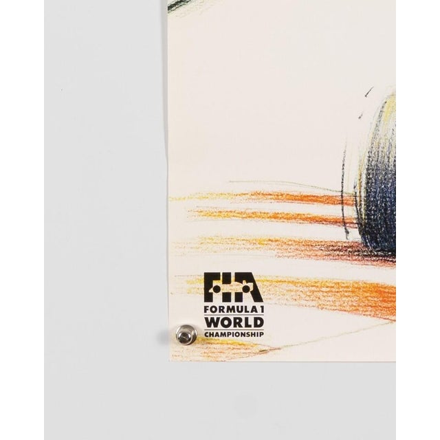 Black Vintage Monaco Grand Prix Motorsport Poster, 1997 For Sale - Image 8 of 9