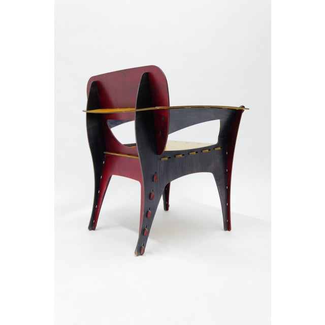 Late 20th Century Puzzle Chair by David Kawecki For Sale - Image 13 of 13