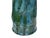Vintage Distressed Marks Turquoise Green Lotus Fishes Ceramic Holder For Sale - Image 9 of 14