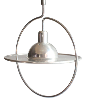 Saturn Pendant Lamp in Aluminium, 1970s
