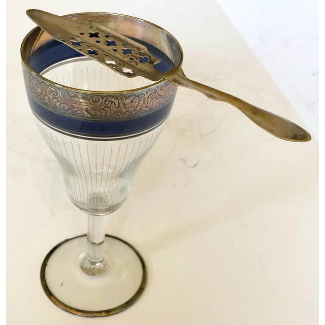 French Absinthe Silver Plated Strainer For Sale - Image 3 of 4