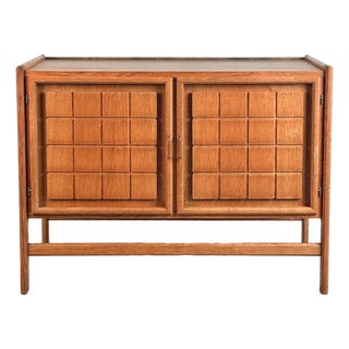 Vintage 1940's Danish Oak Cabinet For Sale