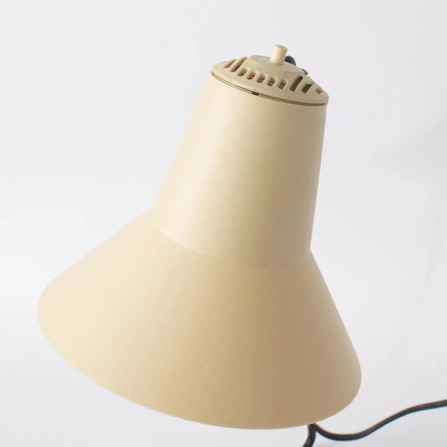 Black Modern Italian Plastic & Steel Desk Lamp from Targetti, 1970s For Sale - Image 8 of 9