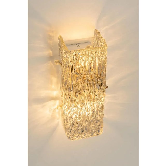 Glass Wall Lights from Kalmar, Austria, 1960s, Set of 2 For Sale - Image 11 of 12