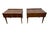 Lane Furniture Mid-Century Modern Lane 1st Edition Walnut Side Tables - Set of 2 For Sale - Image 4 of 7