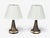 Mid-Century Modern 1960s Marianne Starck, Table Lamps, Brown Stoneware - Pair For Sale - Image 3 of 14