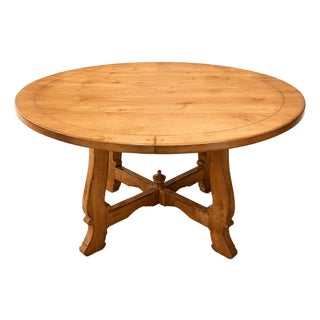 Made in Usa Solid Alder Wood 60" Table For Sale