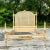 Early 20th Century Vintage Regency Gilt Tipped Cane Twin Bedframe For Sale - Image 5 of 11