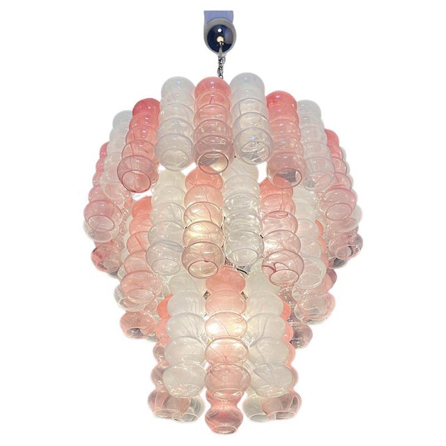 Italian Chandelier in Murano Glass, 1980s For Sale - Image 4 of 18