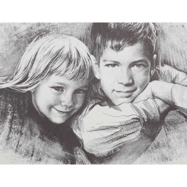 Brother and Sister II Sandu Liberman Romanian/Israeli (1923–1977) Date: circa 1970 Lithograph, unsigned Image Size: 11 x...