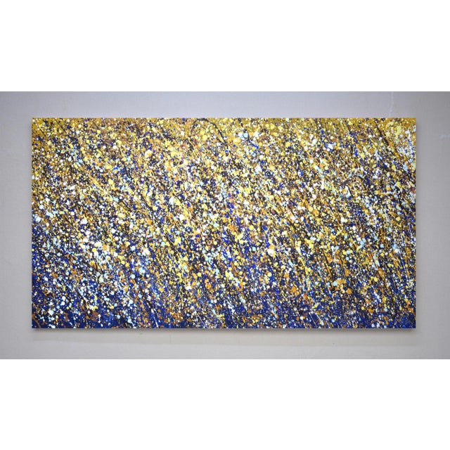 In creating this piece, I immersed myself in a dance of chaos and cosmos, using acrylics to capture the bursts and whirls...