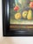 Vintage Oil Painting Floral Still Life Vase Fruit Signed Impressionist Style For Sale - Image 4 of 8