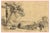Tristram James Ellis, Rumeli Fortress, Istanbul, Turkey, 1888, Pen & Ink Drawing For Sale