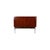 Vintage Mid Century Modern Architectural Rosewood Cabinet on Chrome Base For Sale - Image 4 of 16