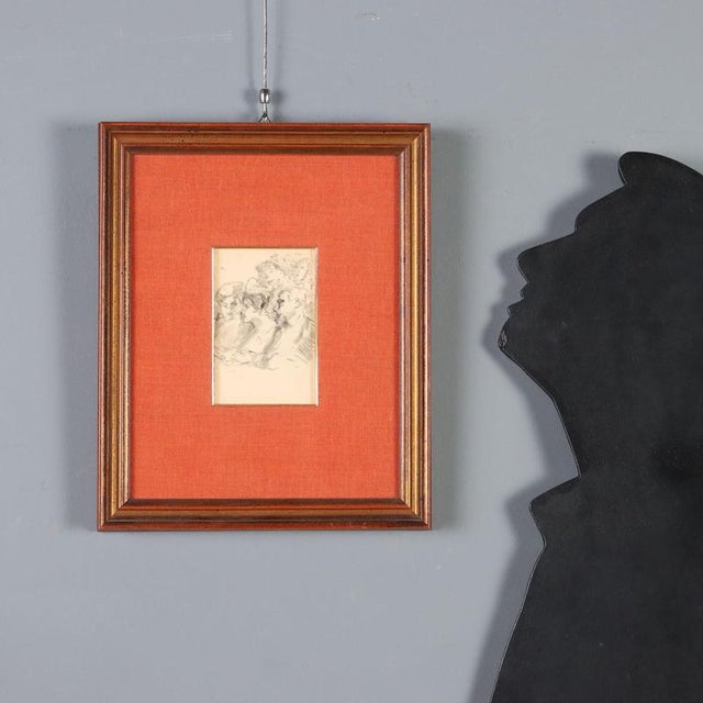 Pencil and charcoal on paper. Monogrammed lower left. A leading exponent of 19th-century Lombard painting, always tied to...