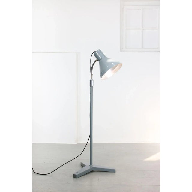 Industrial Vintage Industrial Adjustable Gooseneck Floor Lamp, 1970s For Sale - Image 3 of 17