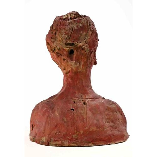 Sirio Pellegrini, Modern Terracotta Sculpture Portrait, 1960s, Terracotta For Sale - Image 3 of 5