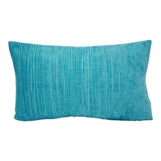 Chivasso "Nourish" Cut Velvet 20" X 12" Down/Feather Lumbar Pillow For Sale