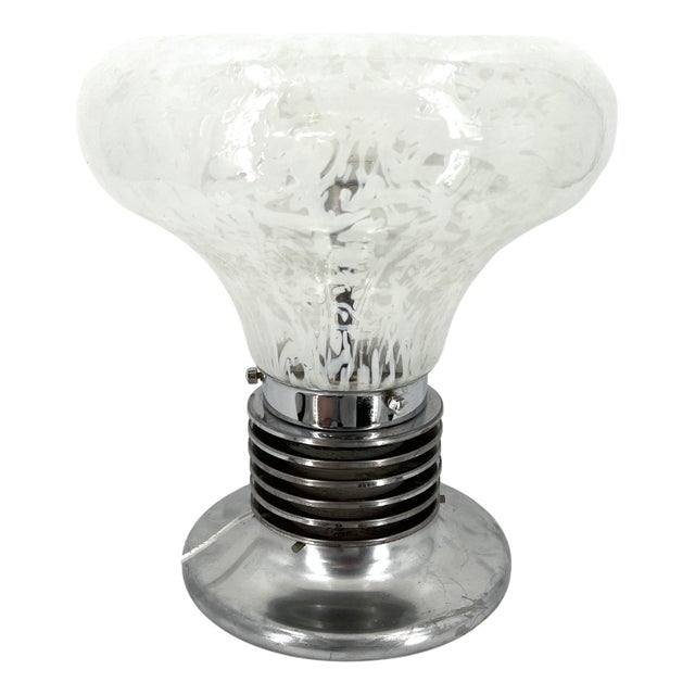 Vintage Light Bulb Table Lamp attributed to AV Mazzega, 1970s For Sale