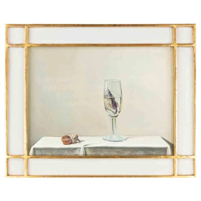 Zhang Wei Guang, Glass and Shells, Oil on Canvas, 2010s For Sale