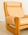 Beige Maison Regain | Leather + Elm Lounge Chair For Sale - Image 8 of 13