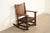 Mission Gustav Stickley Antique Mission Oak Arts & Crafts Rocking Chair, Circa 1910 For Sale - Image 3 of 13