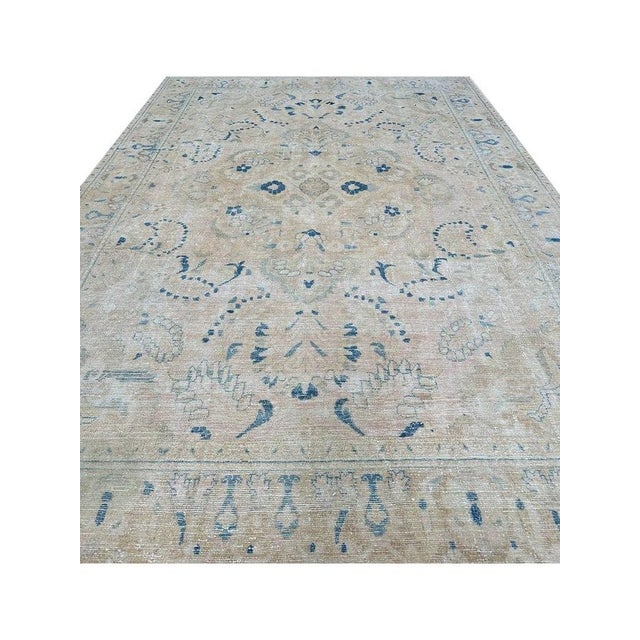 Traditional 1950s Old Persian Hamedan Area Rug 8x11 For Sale - Image 3 of 12