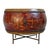 Wood Antique Red Mongolian Drum Coffee Table For Sale - Image 7 of 12