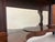 Oxblood Red Vintage Ralph Lauren Mahogany & Mirror Console Table For Sale - Image 8 of 9