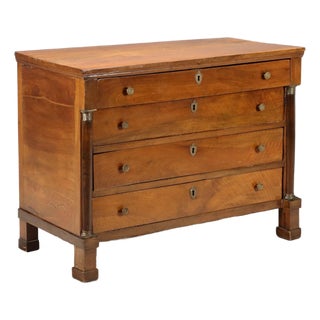 Empire Chest of Drawers in Walnut For Sale