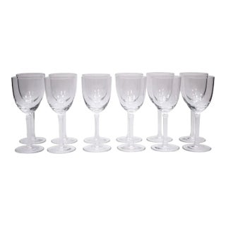 Tiffany Crystal Tableware Wine / Water Service for 14 People For Sale