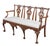 Early 20th Century Antique George III Mahogany Triple Chair Back Sofa Settee For Sale - Image 5 of 6