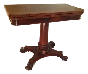Regency Game Table C. 1815, Rosewood, From England