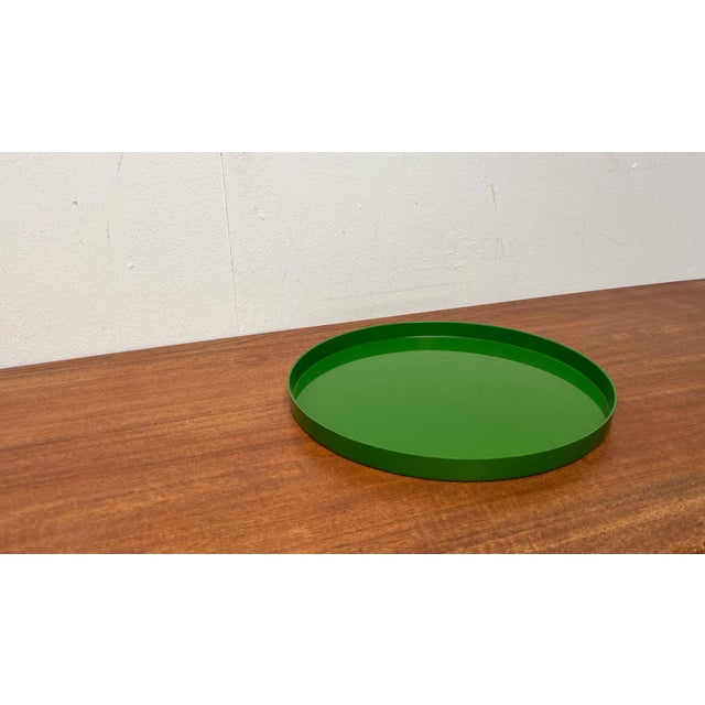 Mid-Century Modern Space Age Green Tray from Decembre, Finland, 1960s For Sale - Image 5 of 16